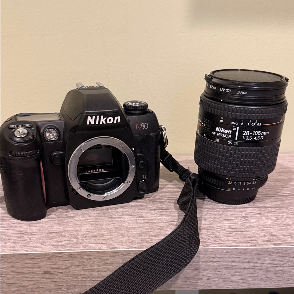 Nikon N80 Black Digital Camera with 28-105mm Lens